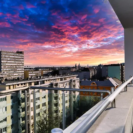 דירה Skyvibe Penthouse Bpcentral בודפשט