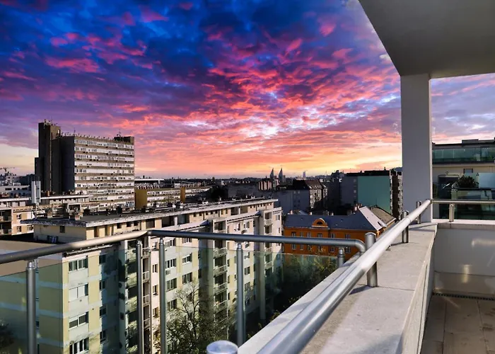 公寓 Skyvibe Penthouse Bpcentral 布达佩斯